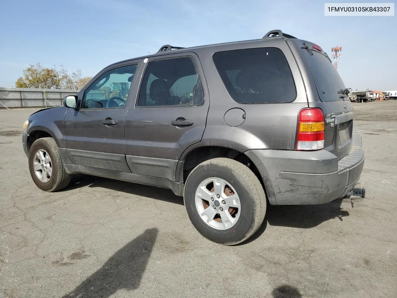 2005 Ford Escape Xlt VIN: 1FMYU03105KB43307 Lot: 79451414