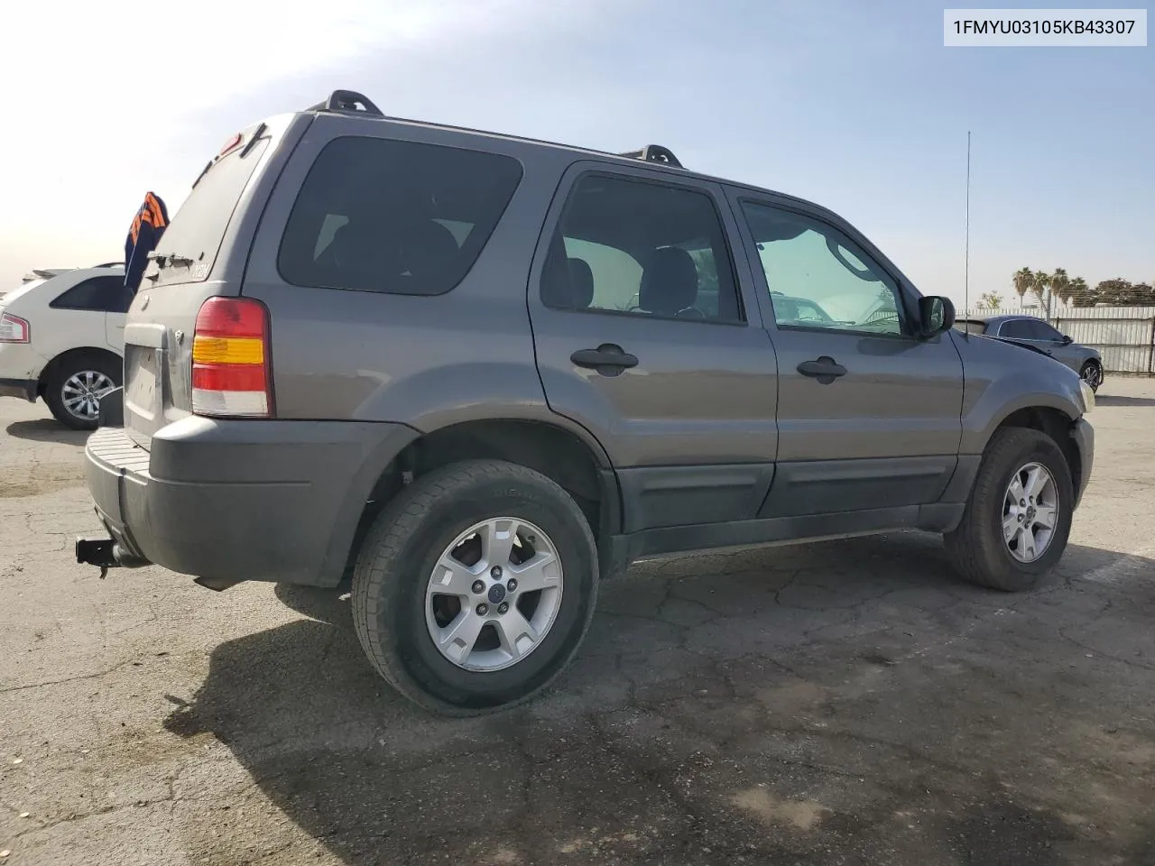 2005 Ford Escape Xlt VIN: 1FMYU03105KB43307 Lot: 79451414