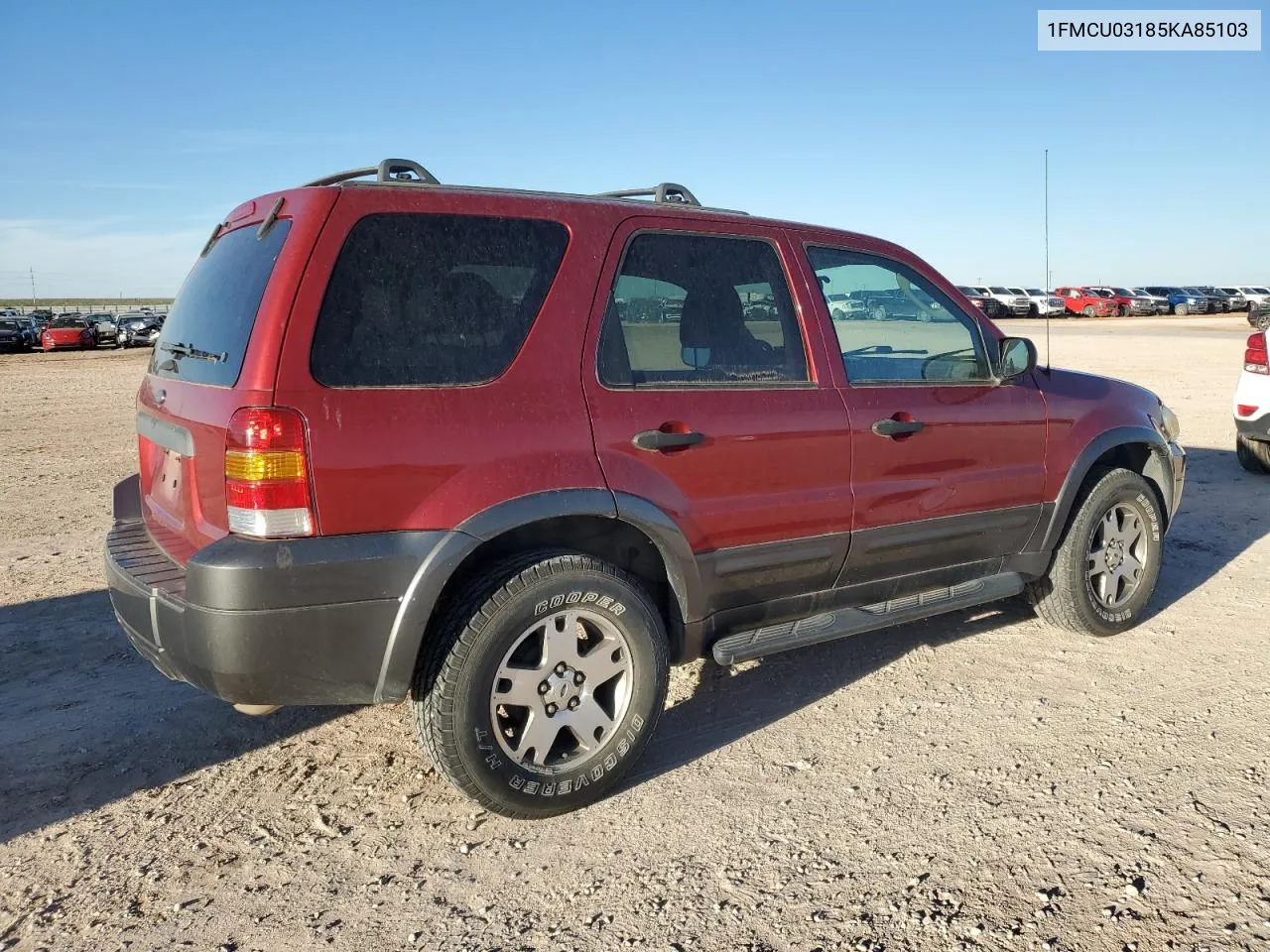 2005 Ford Escape Xlt VIN: 1FMCU03185KA85103 Lot: 80266014