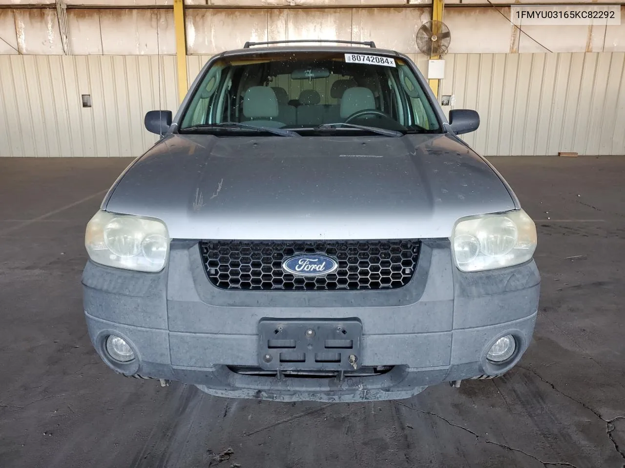 2005 Ford Escape Xlt VIN: 1FMYU03165KC82292 Lot: 80742084