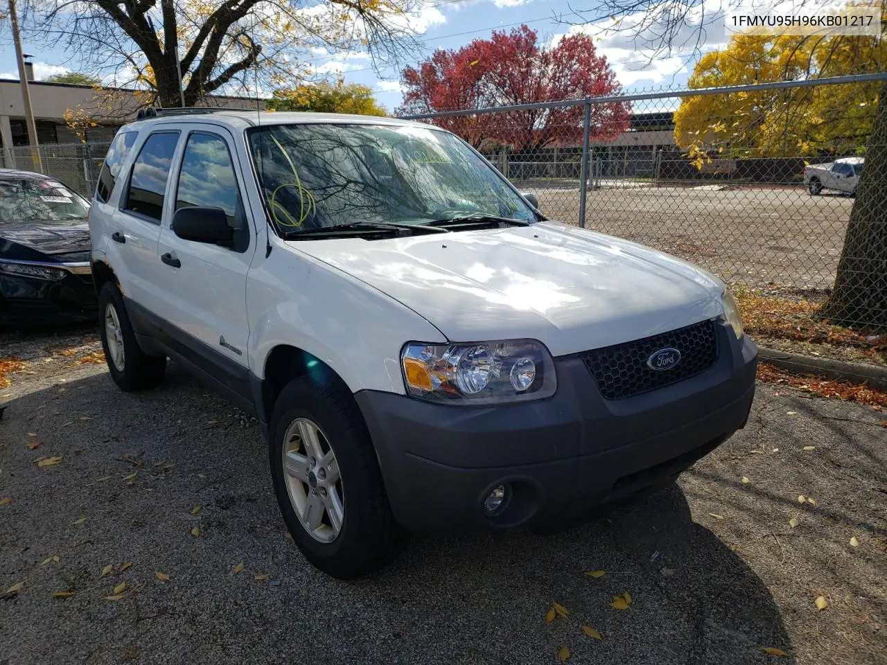 2006 Ford Escape Hev VIN: 1FMYU95H96KB01217 Lot: 49527753