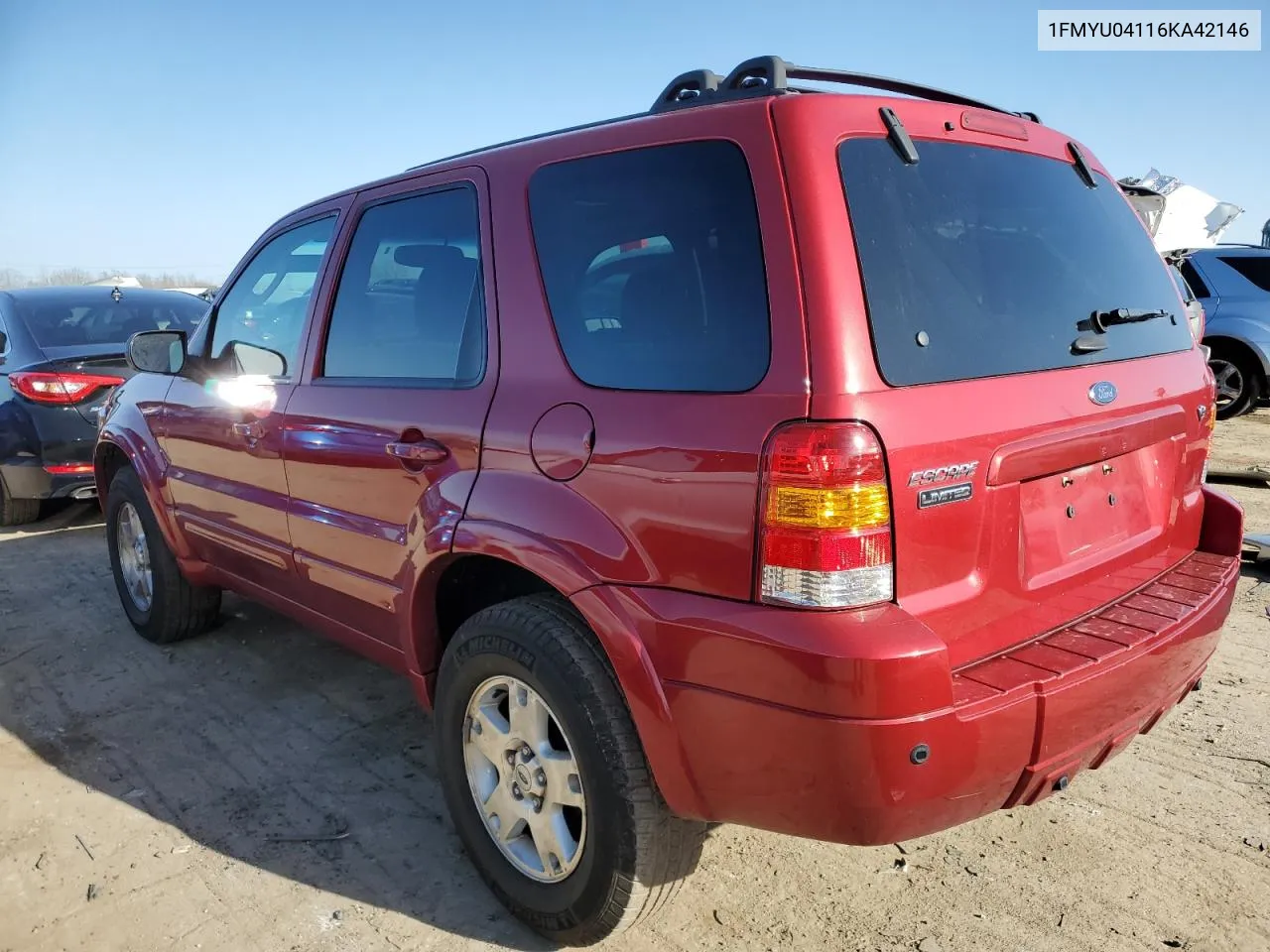 2006 Ford Escape Limited VIN: 1FMYU04116KA42146 Lot: 50069714