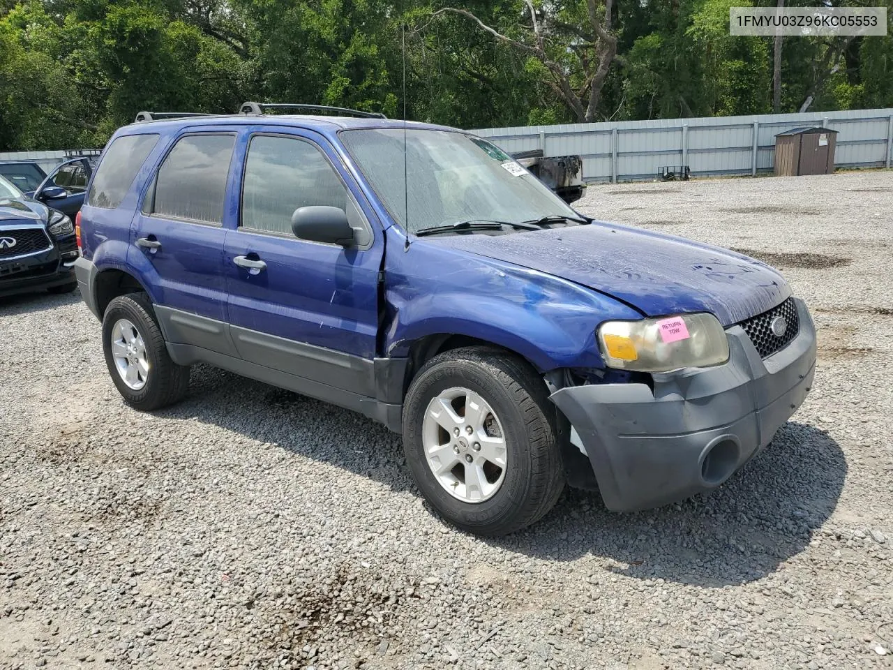 2006 Ford Escape Xlt VIN: 1FMYU03Z96KC05553 Lot: 54682054