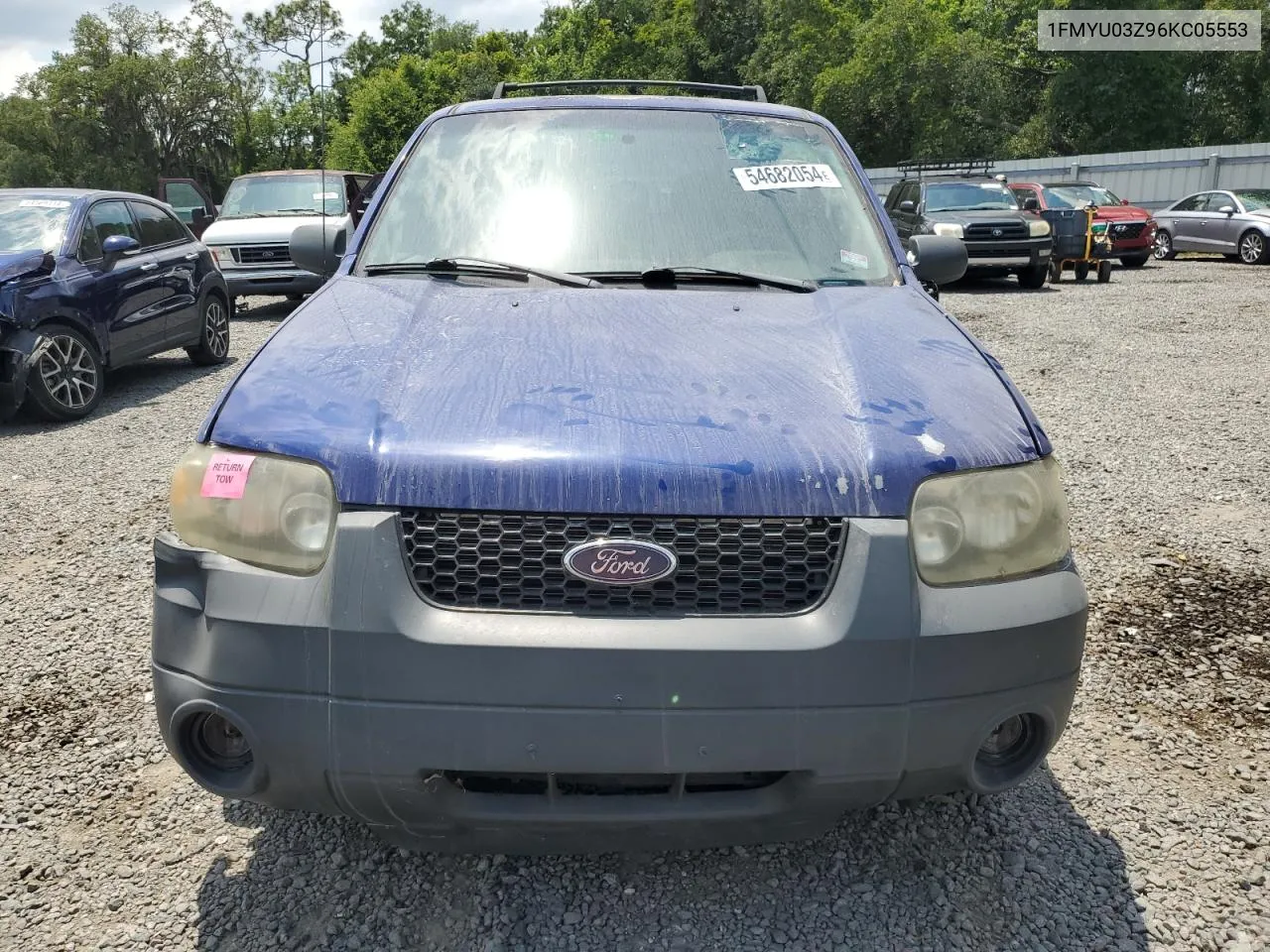 2006 Ford Escape Xlt VIN: 1FMYU03Z96KC05553 Lot: 54682054