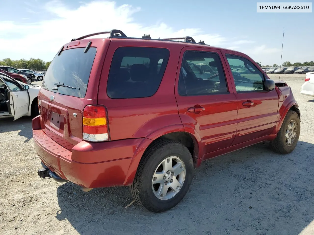 1FMYU94166KA32510 2006 Ford Escape Limited