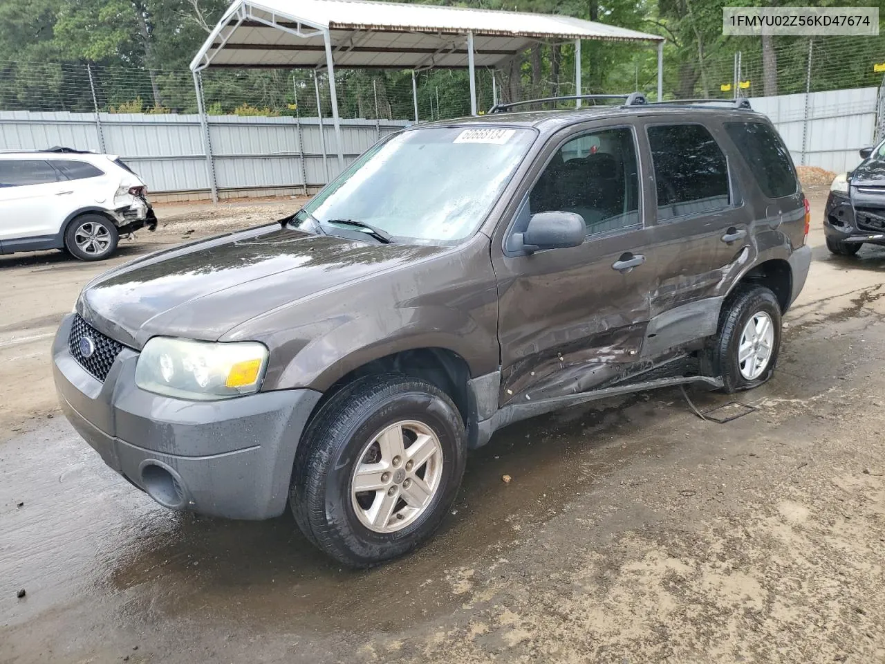 2006 Ford Escape Xls VIN: 1FMYU02Z56KD47674 Lot: 60668134