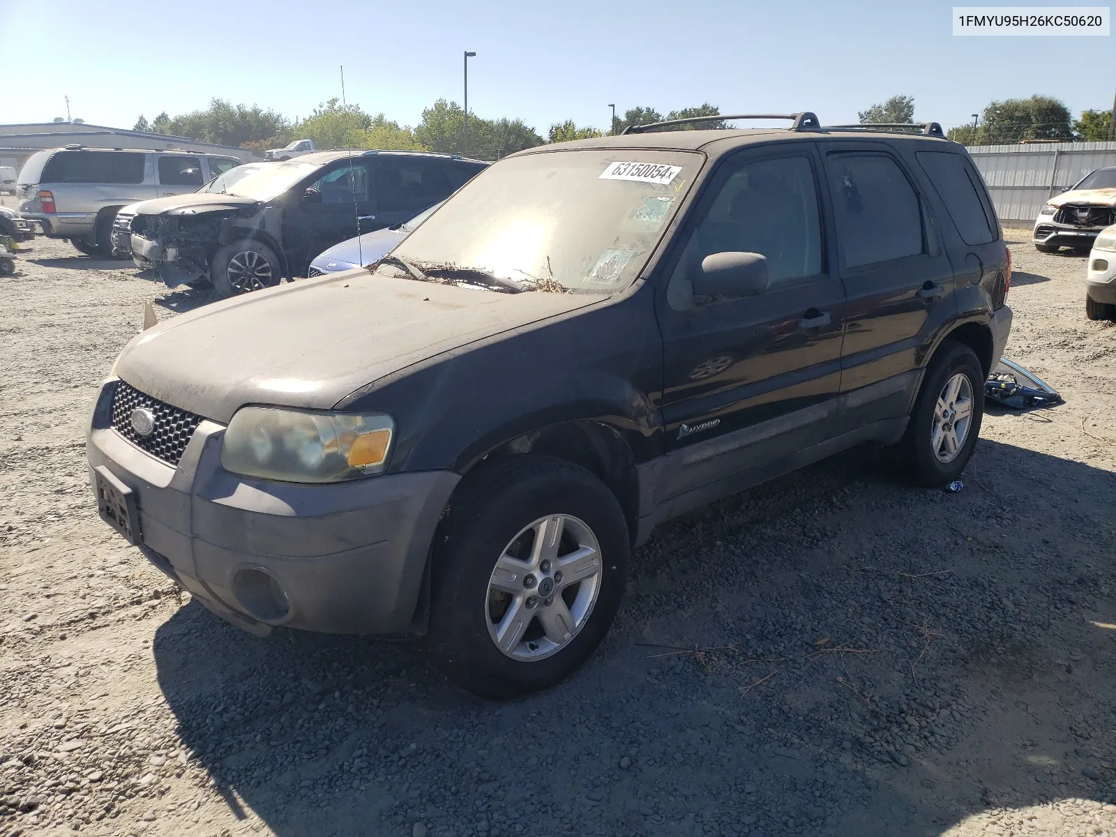 2006 Ford Escape Hev VIN: 1FMYU95H26KC50620 Lot: 63150054