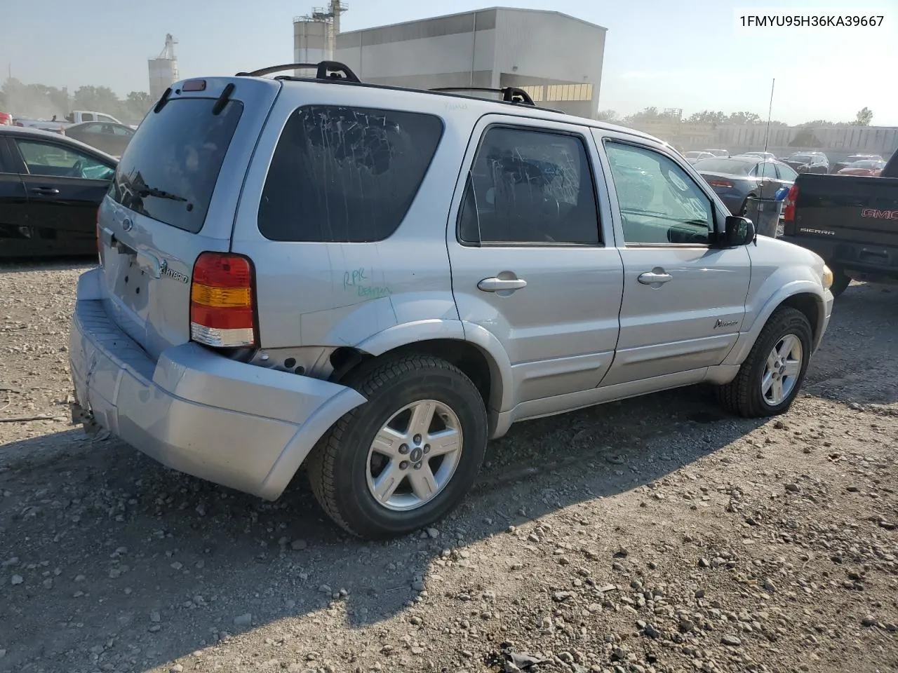 2006 Ford Escape Hev VIN: 1FMYU95H36KA39667 Lot: 63717154