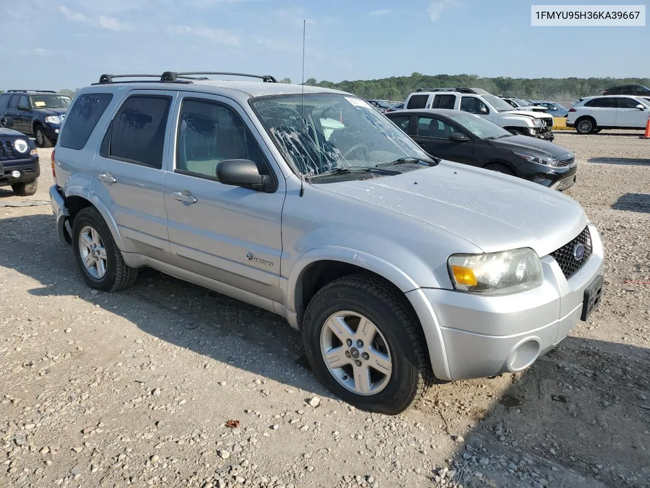 2006 Ford Escape Hev VIN: 1FMYU95H36KA39667 Lot: 63717154