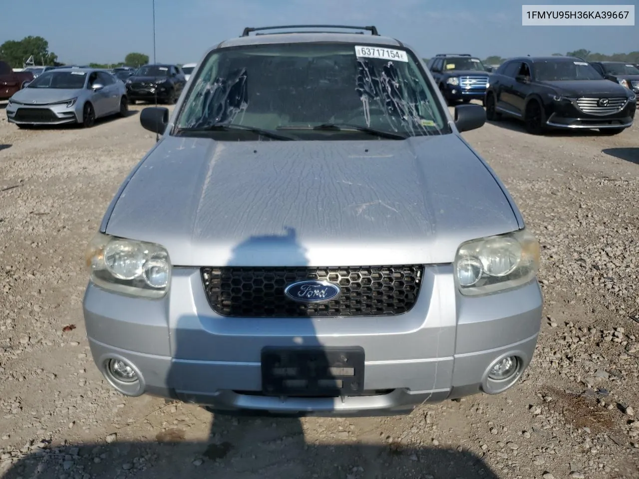 2006 Ford Escape Hev VIN: 1FMYU95H36KA39667 Lot: 63717154