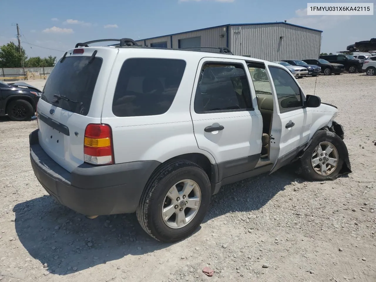 2006 Ford Escape Xlt VIN: 1FMYU031X6KA42115 Lot: 66014074