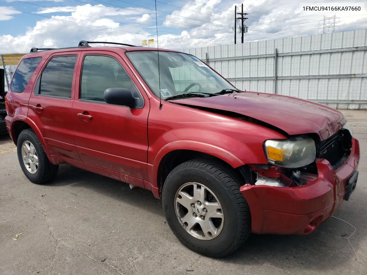 1FMCU94166KA97660 2006 Ford Escape Limited