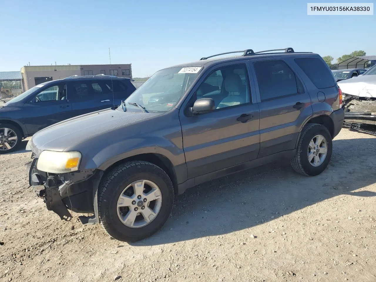 2006 Ford Escape Xlt VIN: 1FMYU03156KA38330 Lot: 70374154