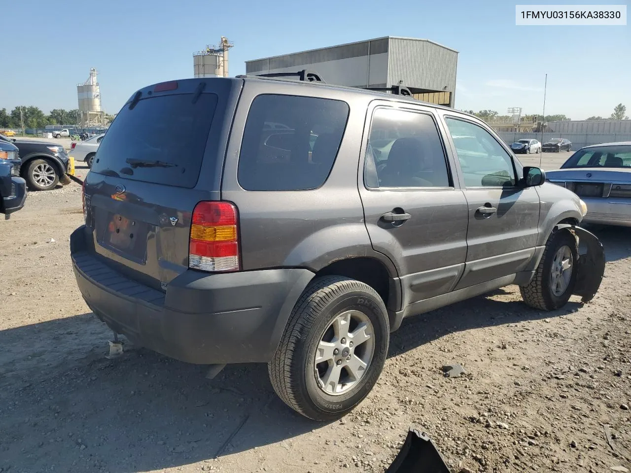 2006 Ford Escape Xlt VIN: 1FMYU03156KA38330 Lot: 70374154