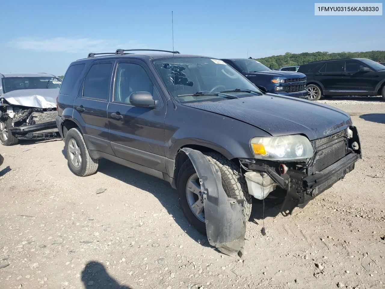 2006 Ford Escape Xlt VIN: 1FMYU03156KA38330 Lot: 70374154