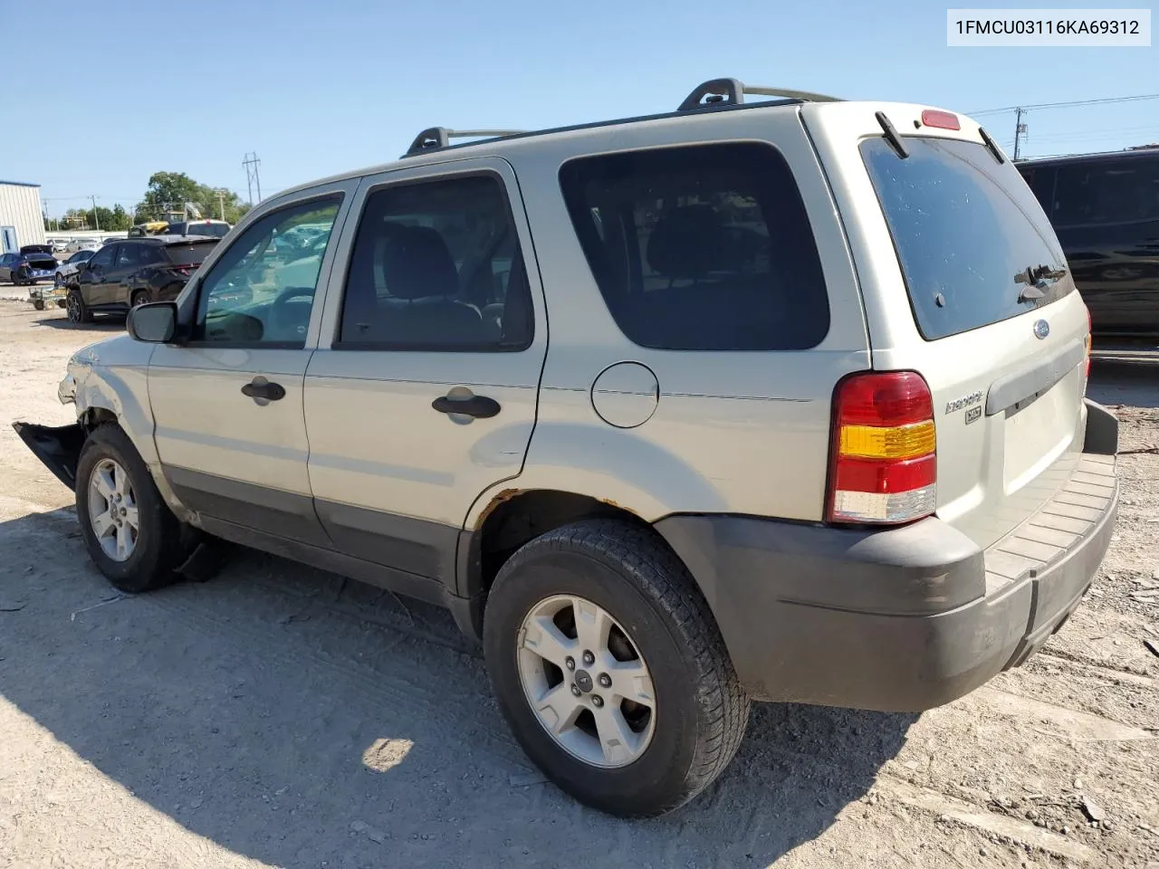 2006 Ford Escape Xlt VIN: 1FMCU03116KA69312 Lot: 70773514