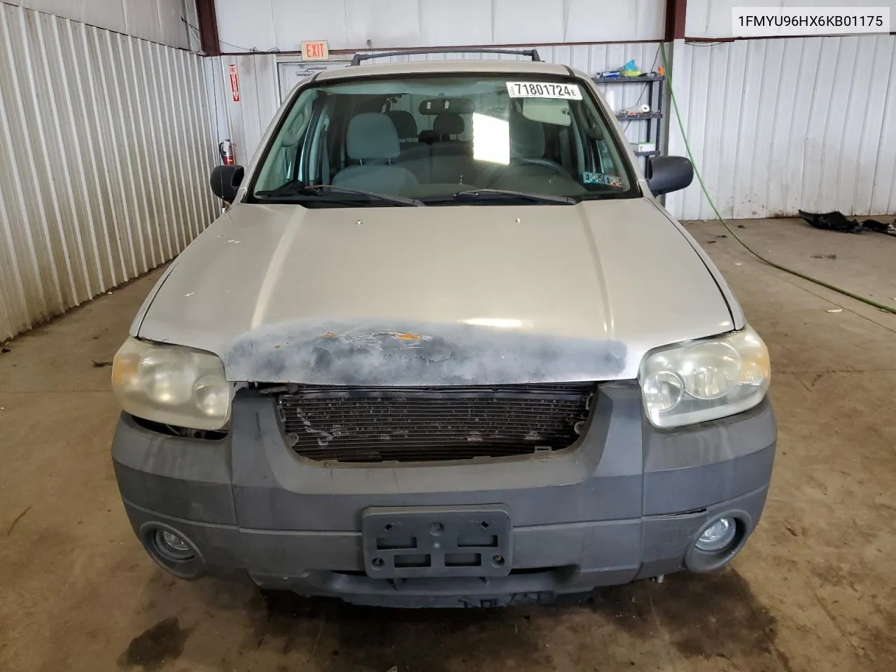 2006 Ford Escape Hev VIN: 1FMYU96HX6KB01175 Lot: 71801724