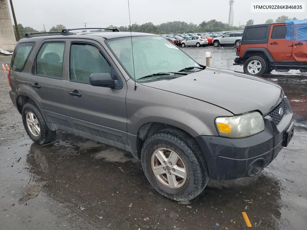 2006 Ford Escape Xls VIN: 1FMCU92Z86KB46835 Lot: 72174024