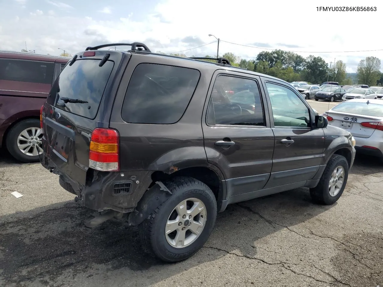 1FMYU03Z86KB56863 2006 Ford Escape Xlt