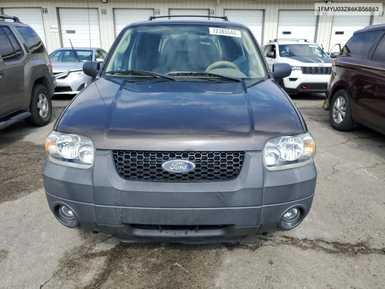 2006 Ford Escape Xlt VIN: 1FMYU03Z86KB56863 Lot: 72385544