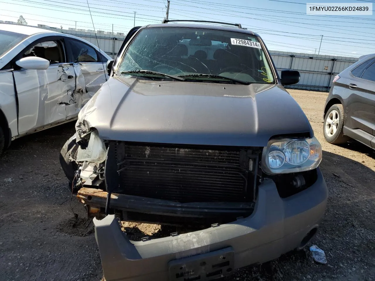 2006 Ford Escape Xls VIN: 1FMYU02Z66KD24839 Lot: 72984314