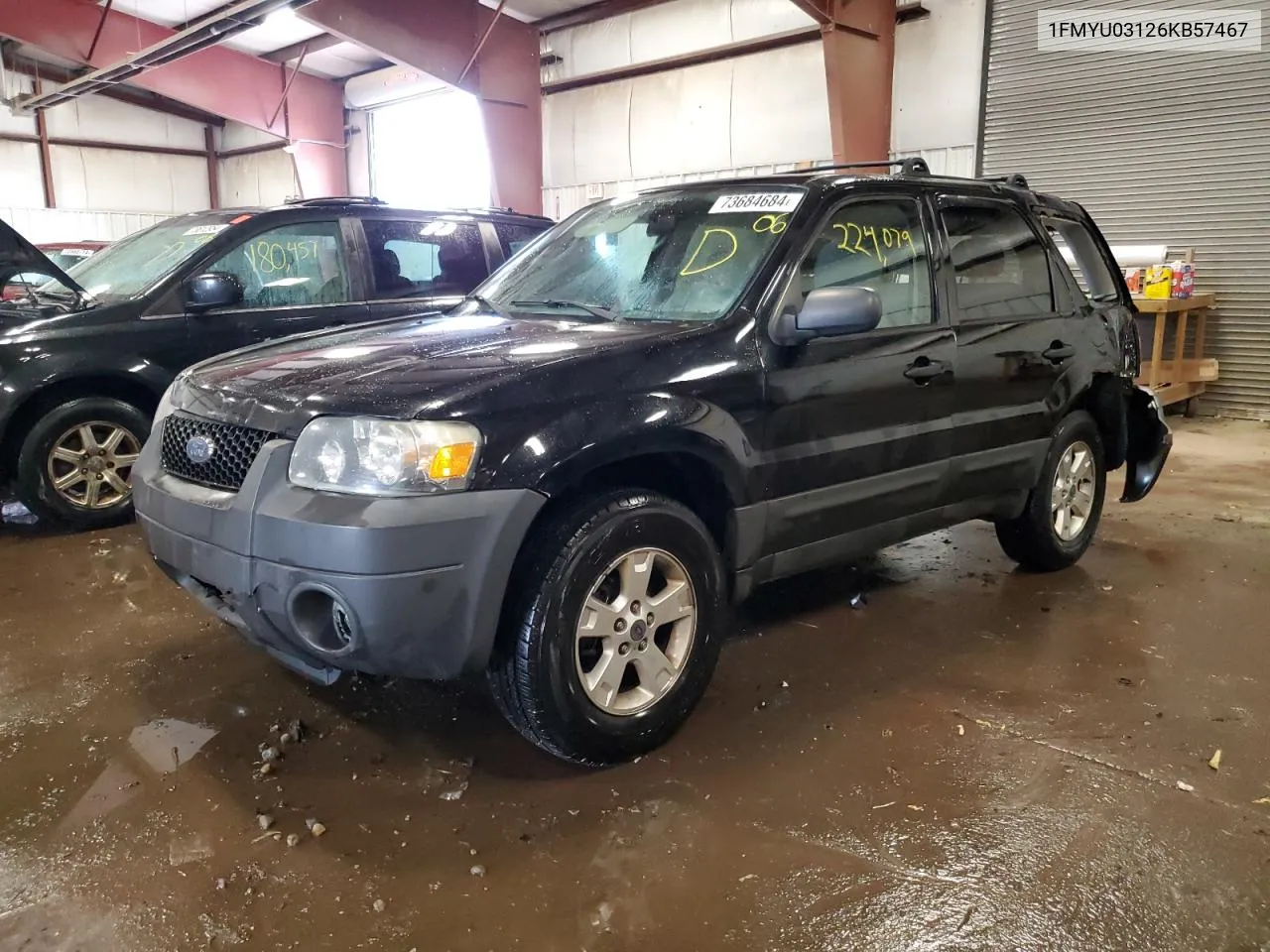 2006 Ford Escape Xlt VIN: 1FMYU03126KB57467 Lot: 73684684