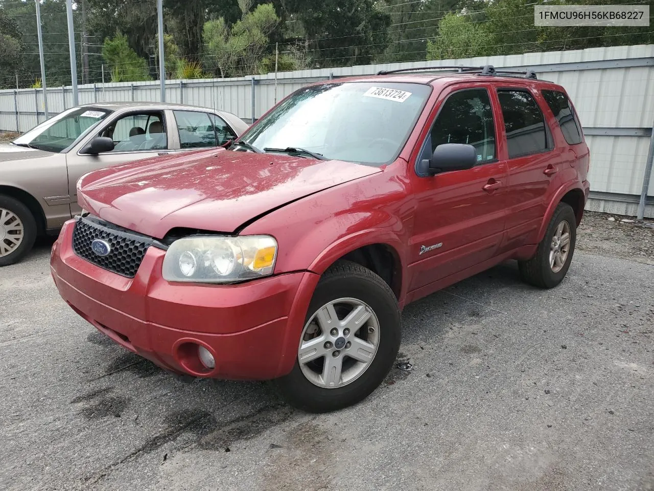 2006 Ford Escape Hev VIN: 1FMCU96H56KB68227 Lot: 73813724