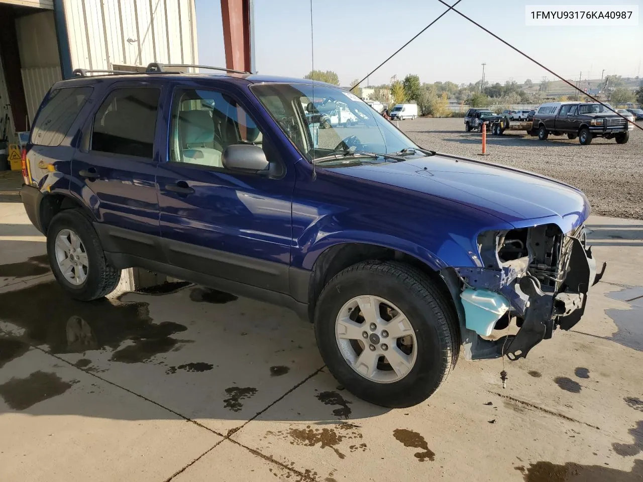 2006 Ford Escape Xlt VIN: 1FMYU93176KA40987 Lot: 74829924