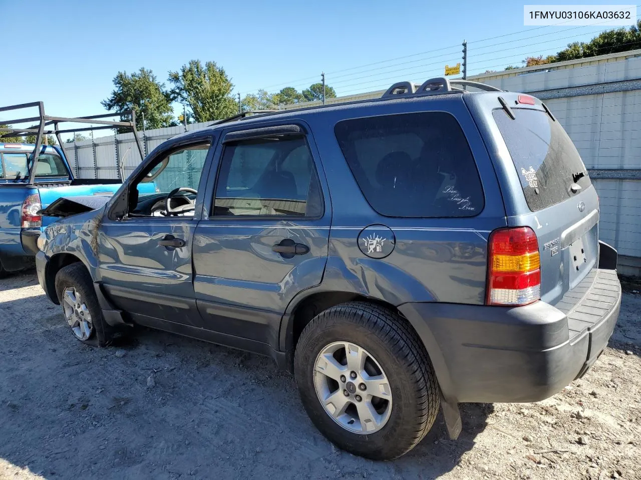 2006 Ford Escape Xlt VIN: 1FMYU03106KA03632 Lot: 75416404