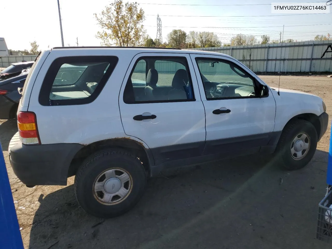 2006 Ford Escape Xls VIN: 1FMYU02Z76KC14463 Lot: 75658534