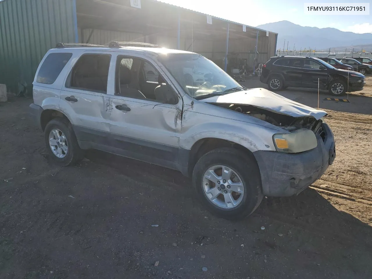 2006 Ford Escape Xlt VIN: 1FMYU93116KC71951 Lot: 77454554