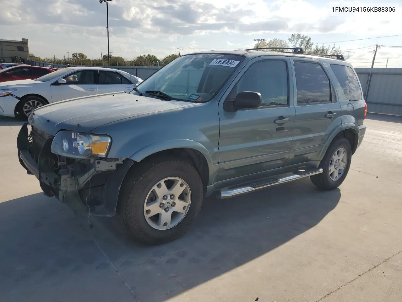 2006 Ford Escape Limited VIN: 1FMCU94156KB88306 Lot: 77696804