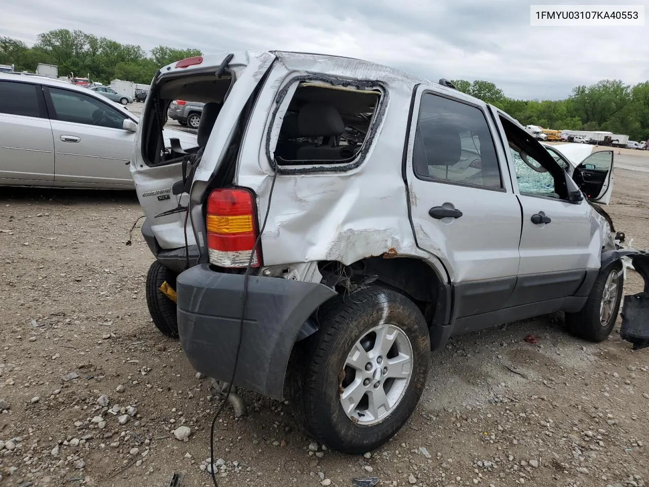 2007 Ford Escape Xlt VIN: 1FMYU03107KA40553 Lot: 52562734