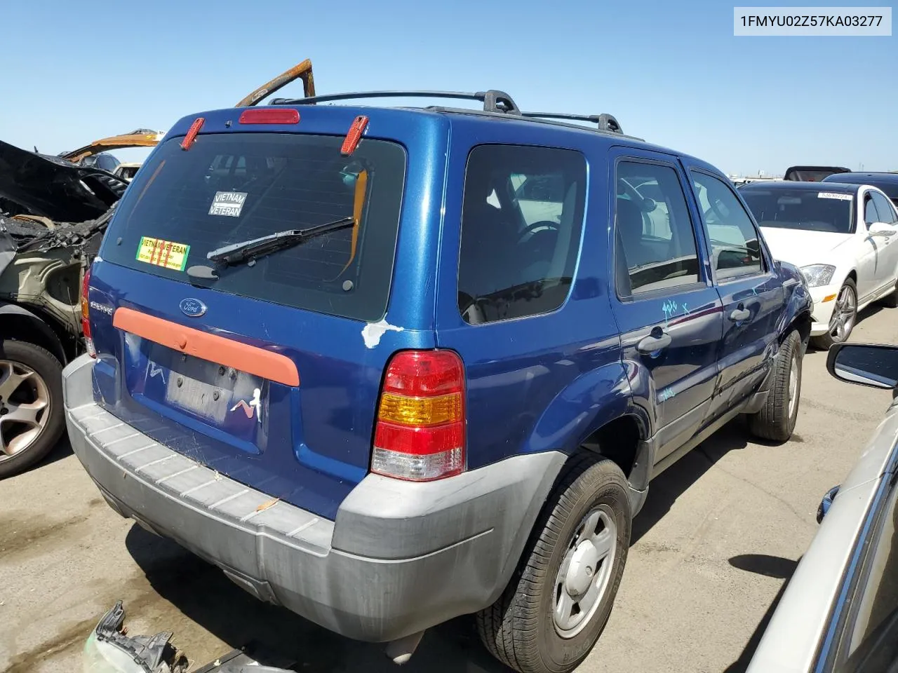 2007 Ford Escape Xls VIN: 1FMYU02Z57KA03277 Lot: 54182864