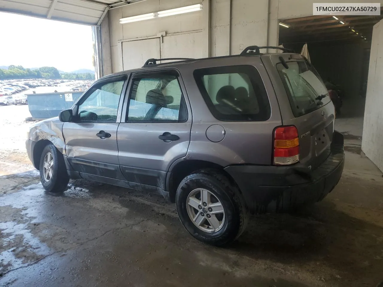 2007 Ford Escape Xls VIN: 1FMCU02Z47KA50729 Lot: 62275934