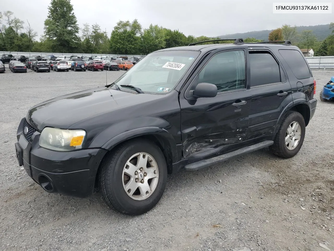 2007 Ford Escape Xlt VIN: 1FMCU93137KA61122 Lot: 70462084