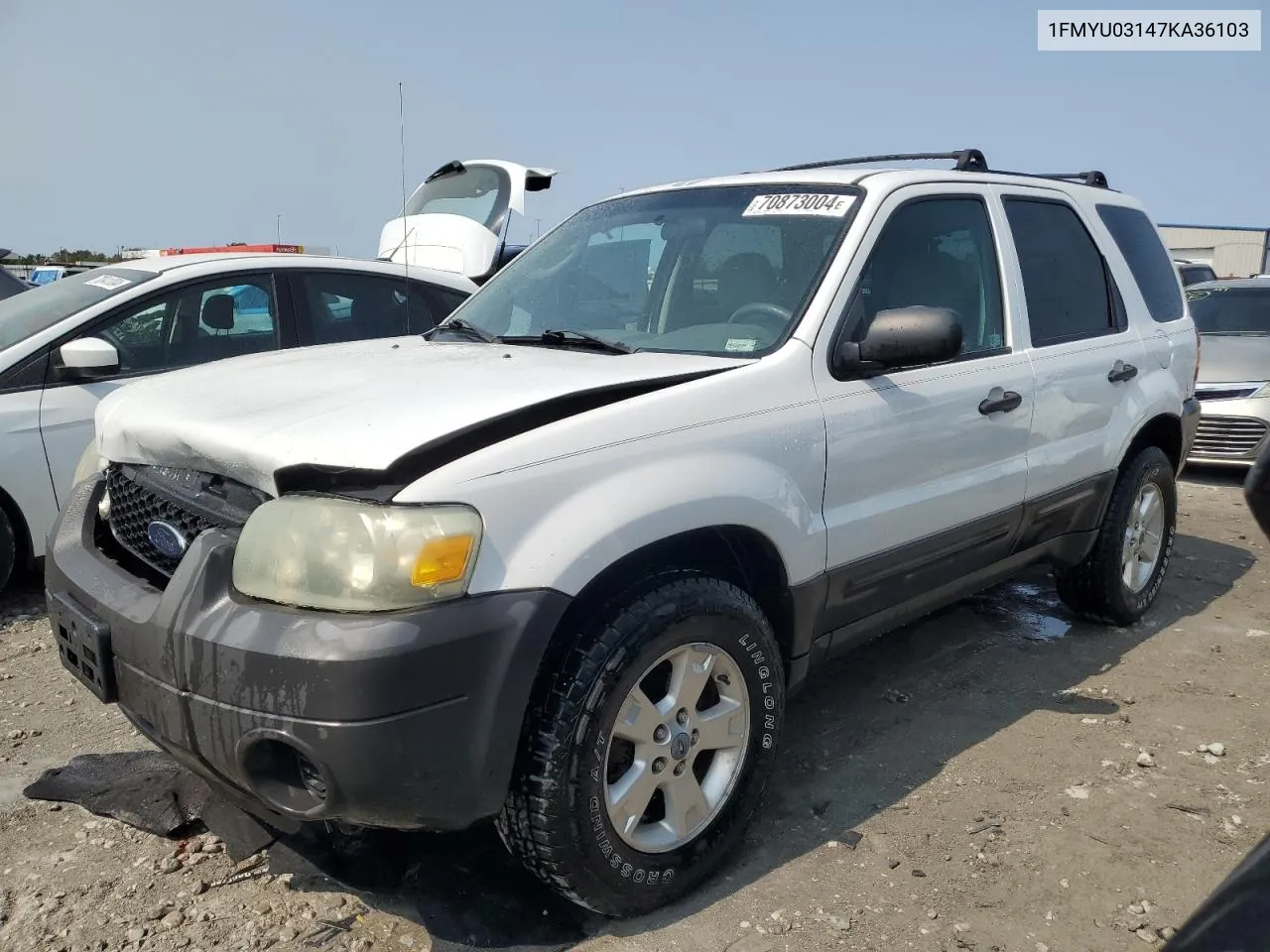 2007 Ford Escape Xlt VIN: 1FMYU03147KA36103 Lot: 70873004