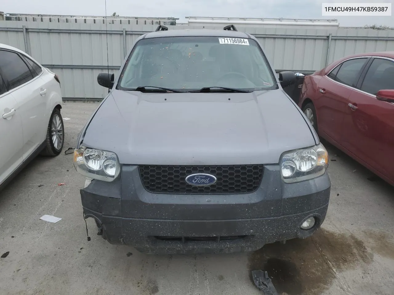 2007 Ford Escape Hev VIN: 1FMCU49H47KB59387 Lot: 73581714