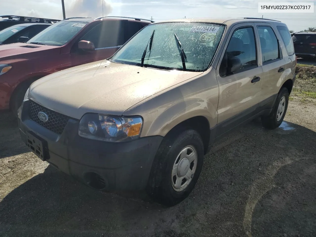 2007 Ford Escape Xls VIN: 1FMYU02Z37KC07317 Lot: 74479414