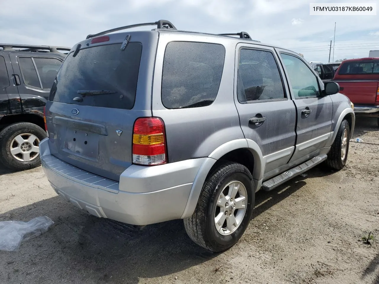 2007 Ford Escape Xlt VIN: 1FMYU03187KB60049 Lot: 74588994