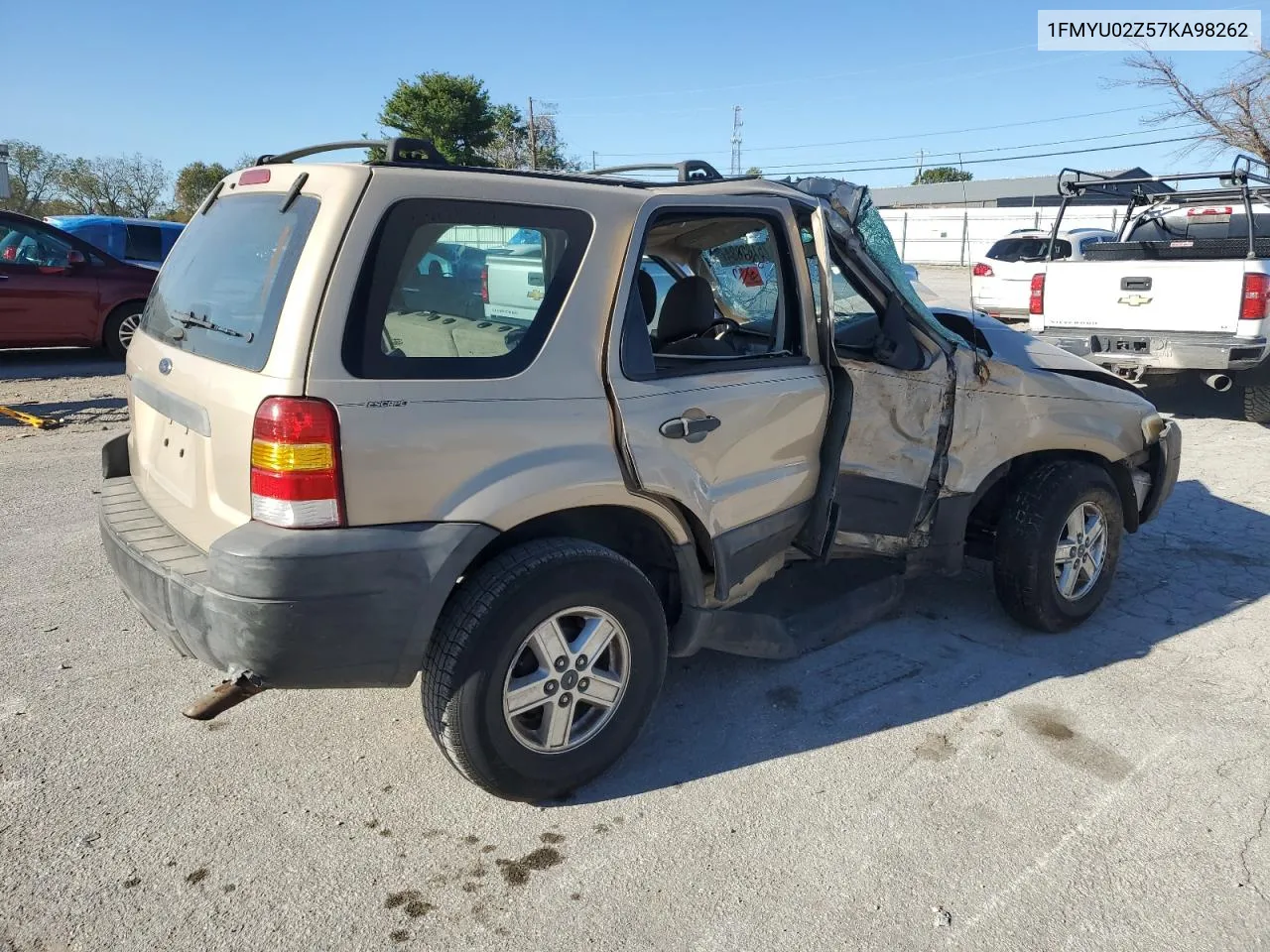 2007 Ford Escape Xls VIN: 1FMYU02Z57KA98262 Lot: 75181834