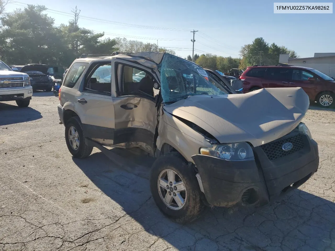 2007 Ford Escape Xls VIN: 1FMYU02Z57KA98262 Lot: 75181834