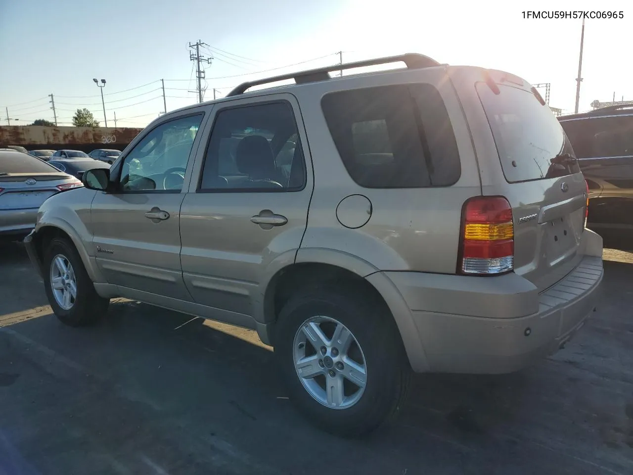 2007 Ford Escape Hev VIN: 1FMCU59H57KC06965 Lot: 75986954