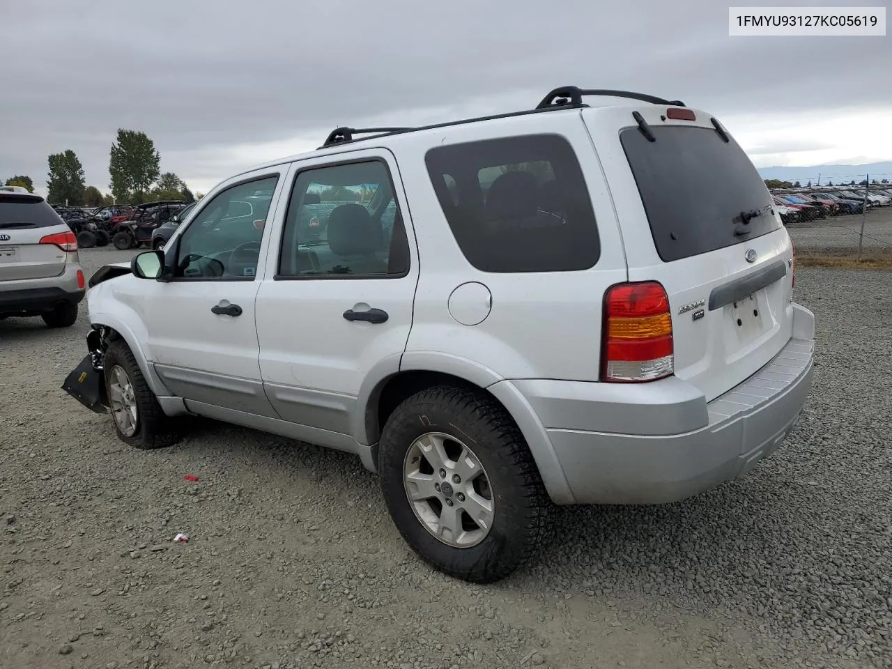 2007 Ford Escape Xlt VIN: 1FMYU93127KC05619 Lot: 76197244