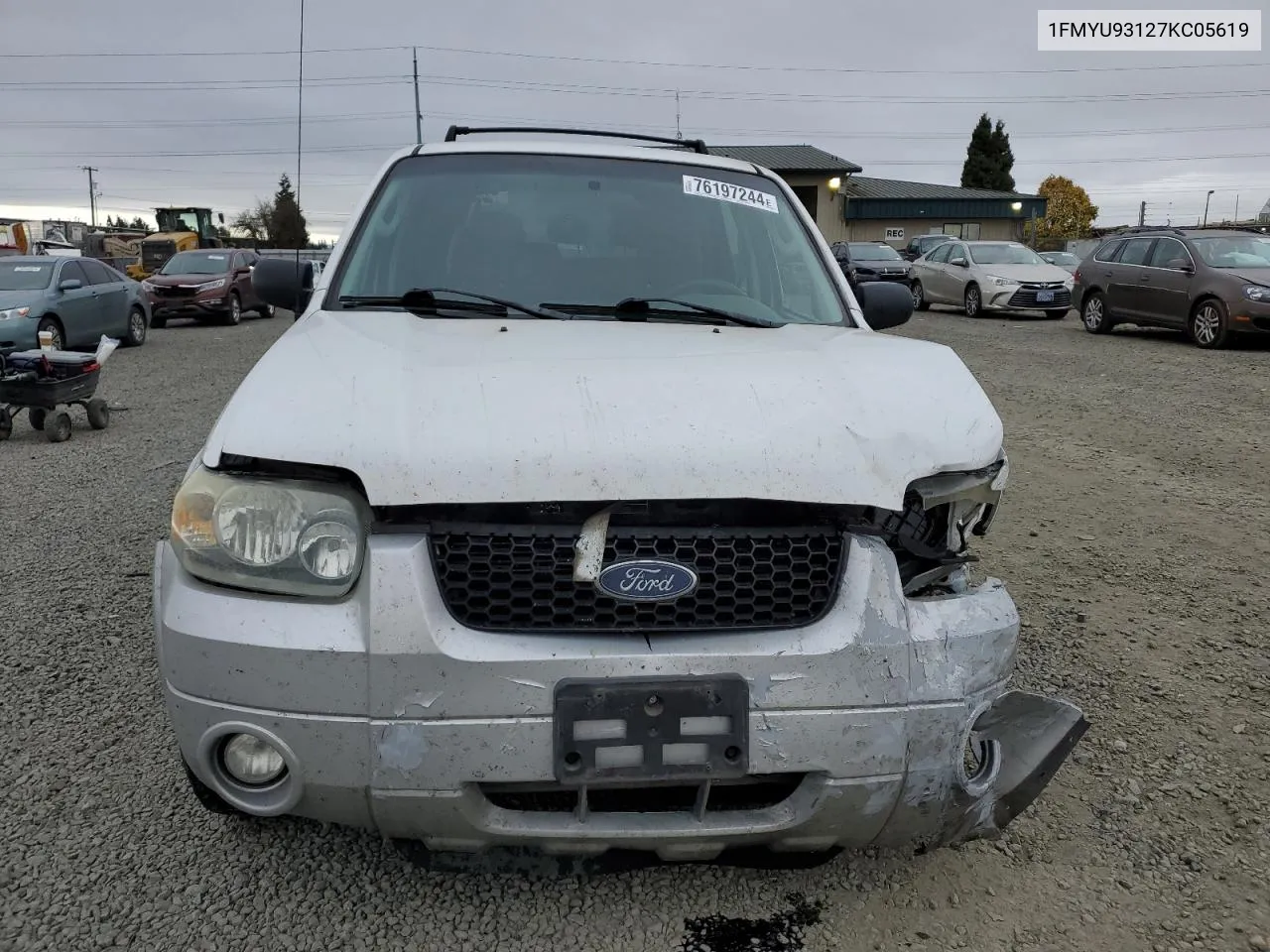 2007 Ford Escape Xlt VIN: 1FMYU93127KC05619 Lot: 76197244