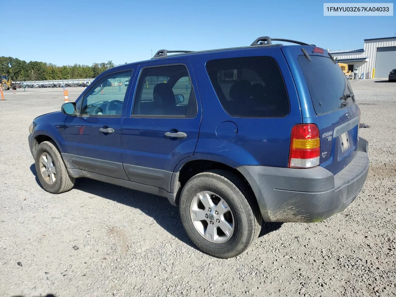 2007 Ford Escape Xlt VIN: 1FMYU03Z67KA04033 Lot: 76487314