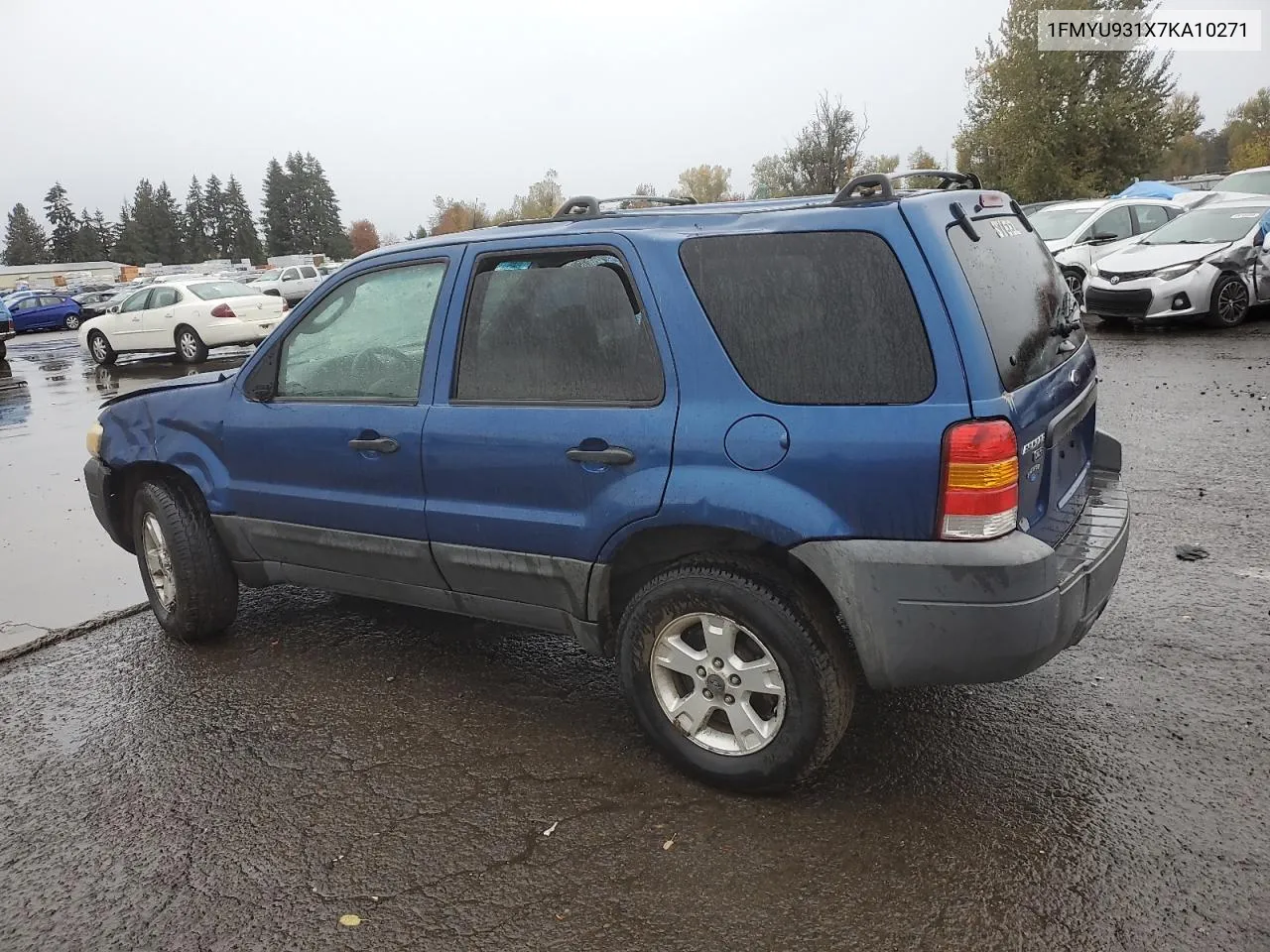 2007 Ford Escape Xlt VIN: 1FMYU931X7KA10271 Lot: 78834024