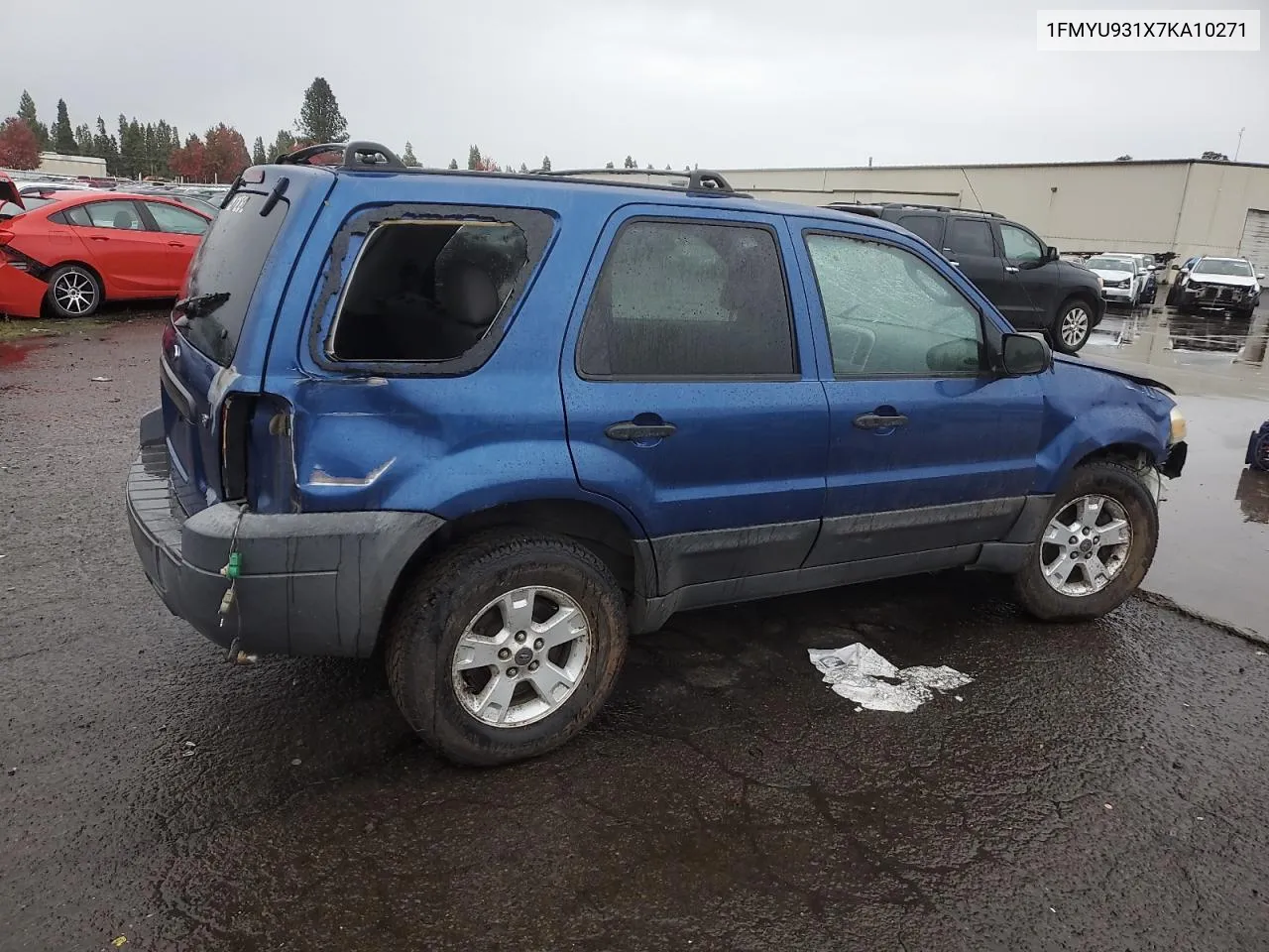 2007 Ford Escape Xlt VIN: 1FMYU931X7KA10271 Lot: 78834024