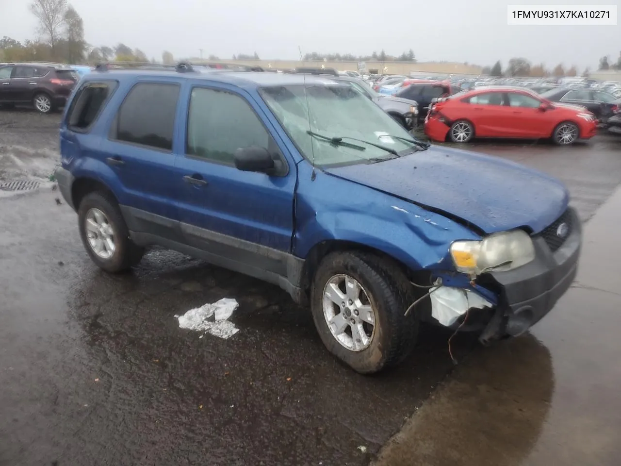 2007 Ford Escape Xlt VIN: 1FMYU931X7KA10271 Lot: 78834024