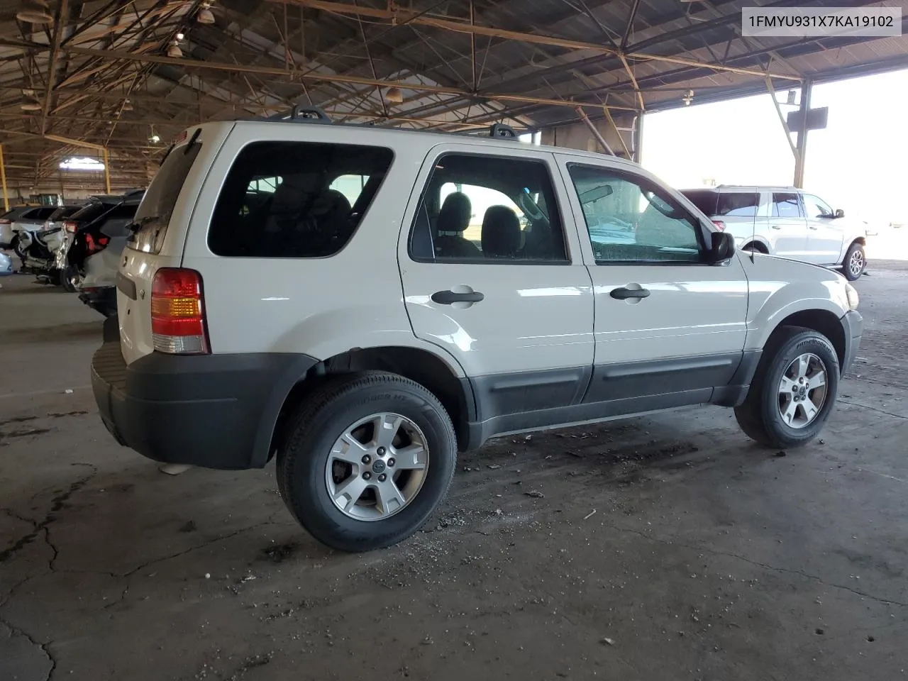 2007 Ford Escape Xlt VIN: 1FMYU931X7KA19102 Lot: 79013514